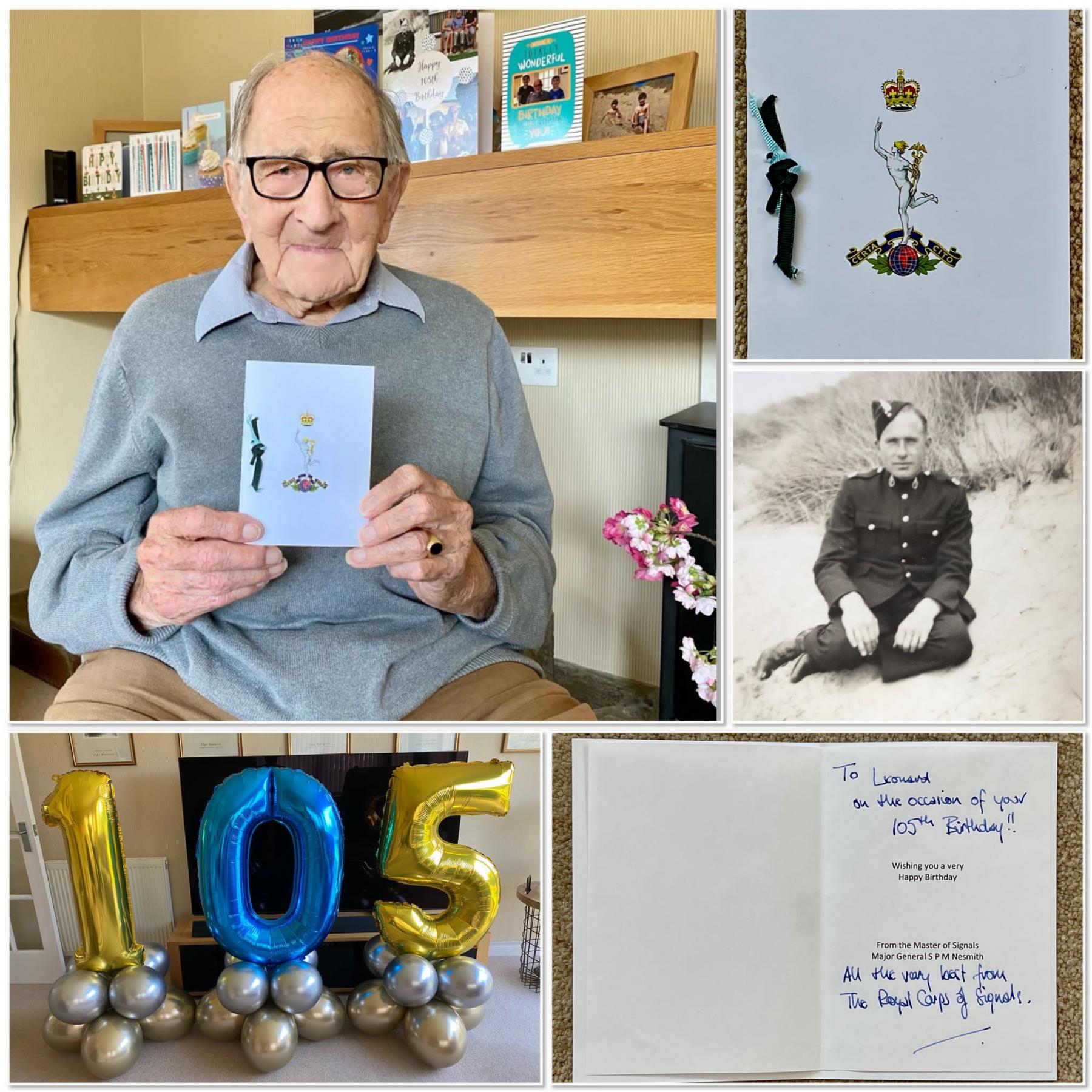 Celebrations Happy Birthday Len, 105 today!
